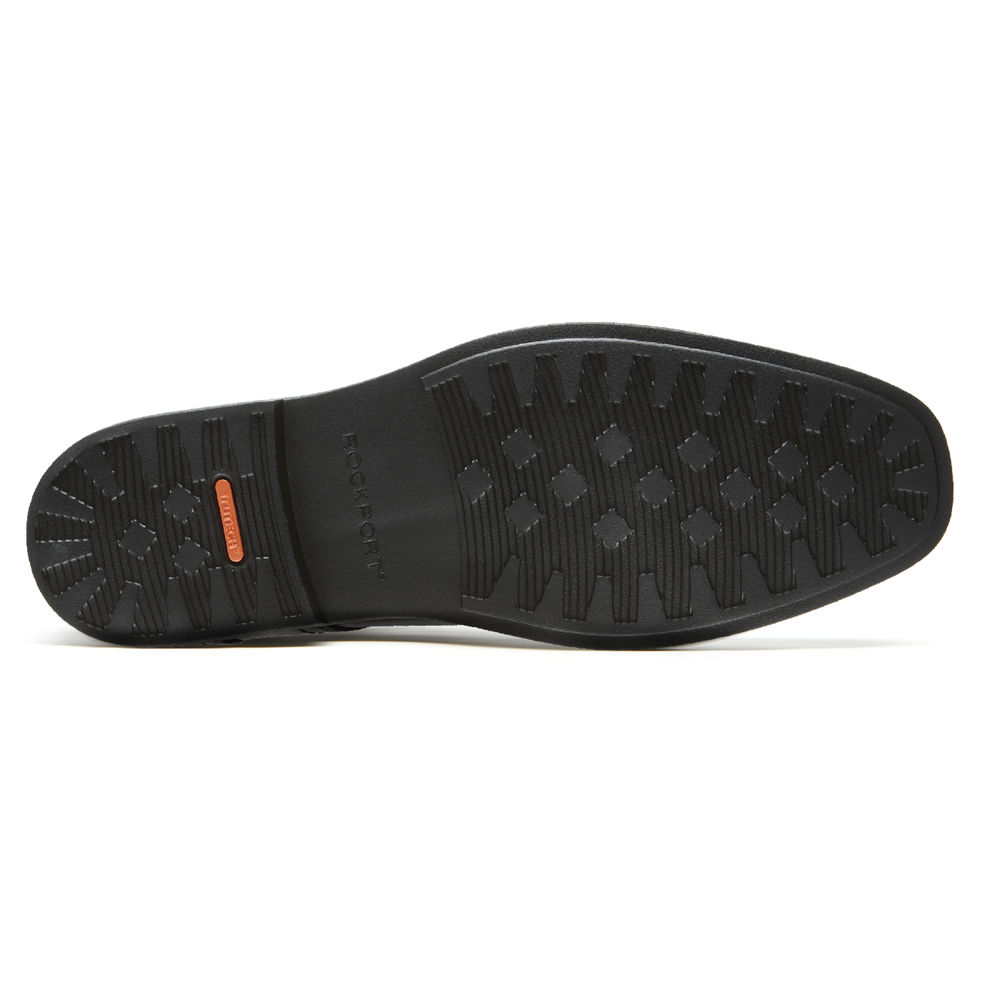 Rockport Oxfords Herre Svart - Braylon Apron Toe - JKCN36790